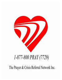 1-877-800 PRAY (7729) THE PRAYER & CRISIS REFERRAL NETWORK INC. logo