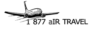 1 877 AIR TRAVEL logo