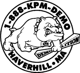 1-888-KPM-DEMO KPM DEMO LITION HAVERHILL·MA logo