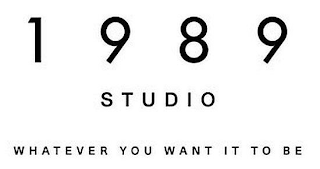 1 9 8 9  STUDIO WHATEVER YOU WANT IT TO BE logo