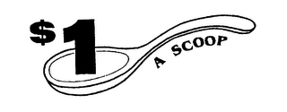 $1 A SCOOP logo