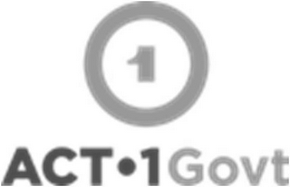 1 ACT·1GOVT logo