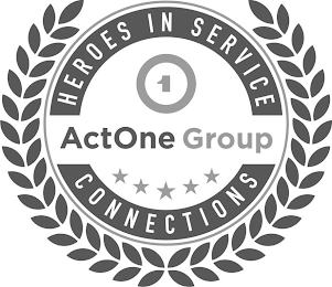 1 ACTONE GROUP HEROES IN SERVICE CONNECTIONS logo