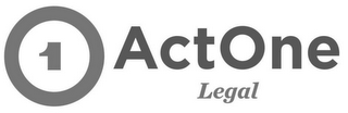 1 ACTONE LEGAL logo