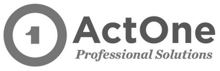 1 ACTONE PROFESSIONAL SOLUTIONS logo