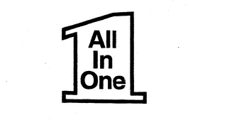 1 ALL IN ONE logo