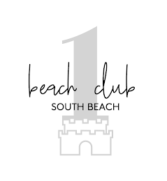 1 BEACH CLUB SOUTH BEACH logo