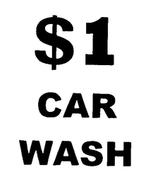 $1 CAR WASH logo