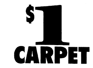 $1 CARPET logo