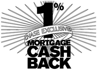 1% CHASE EXCLUSIVES MORTGAGE CASH BACK logo