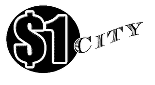 $1 CITY logo
