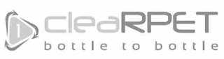 1 CLEARPET BOTTLE TO BOTTLE logo