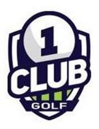 1 CLUB GOLF logo