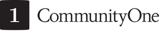 1 COMMUNITYONE logo