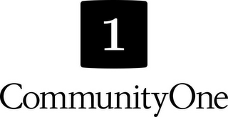 1 COMMUNITYONE logo