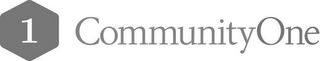 1 COMMUNITYONE logo