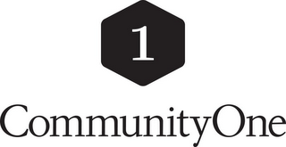 1 COMMUNITYONE logo