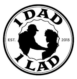 1 DAD 1 LAD EST. 2013 logo