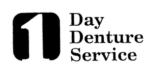 1 DAY DENTURE SERVICE logo