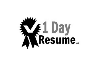 1 DAY RESUME LLC logo
