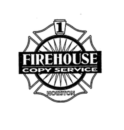 1 FIREHOUSE COPY SERVICE HOUSTON logo