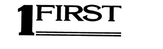 1 FIRST logo