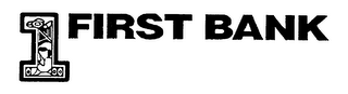 1 FIRST BANK logo