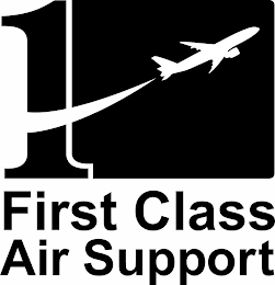 1 FIRST CLASS AIR SUPPORT logo