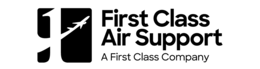 1 FIRST CLASS AIR SUPPORT A FIRST CLASS COMPANY logo