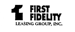 1 FIRST FIDELITY LEASING GROUP, INC. logo