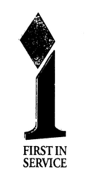 1 FIRST IN SERVICE logo