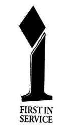 1 FIRST IN SERVICE logo