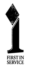 1 FIRST IN SERVICE logo