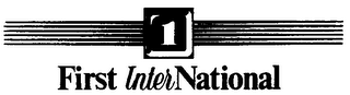 1 FIRST INTERNATIONAL logo