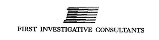 1 FIRST INVESTIGATIVE CONSULTANTS logo