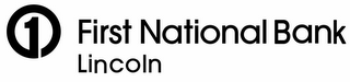 1 FIRST NATIONAL BANK LINCOLN logo