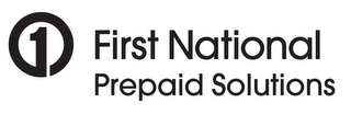 1 FIRST NATIONAL PREPAID SOLUTIONS logo