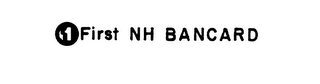 1 FIRST NH BANCARD logo