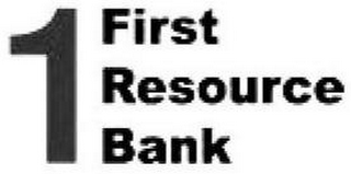 1 FIRST RESOURCE BANK logo