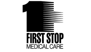 1 FIRST STOP MEDICAL CARE logo