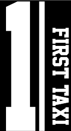 1 FIRST TAXI logo