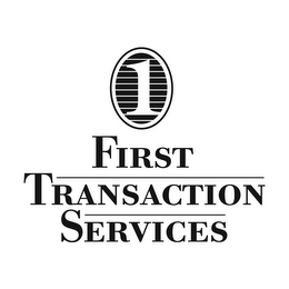 1 FIRST TRANSACTION SERVICES logo