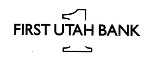 1 FIRST UTAH BANK logo