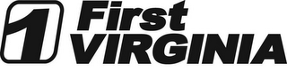 1 FIRST VIRGINIA logo