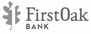 1 FIRSTOAK BANK logo