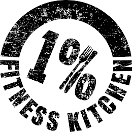 1% FITNESS KITCHEN logo