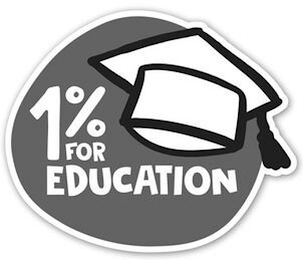 1% FOR EDUCATION logo