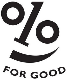 1% FOR GOOD logo