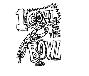 1 GOAL TO THE BOWL logo
