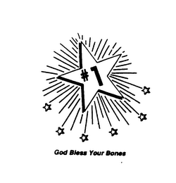 #1 GOD BLESS YOUR BONES logo